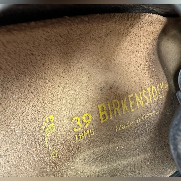 Birkenstock Milano Suede Gray Strap Sandals Women’s Size 39 (8-8.5) - Picture 13 of 16